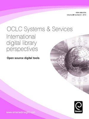 cover image of OCLC Systems & Services: International Digital Library Perspectives, Volume 26, Issue 2